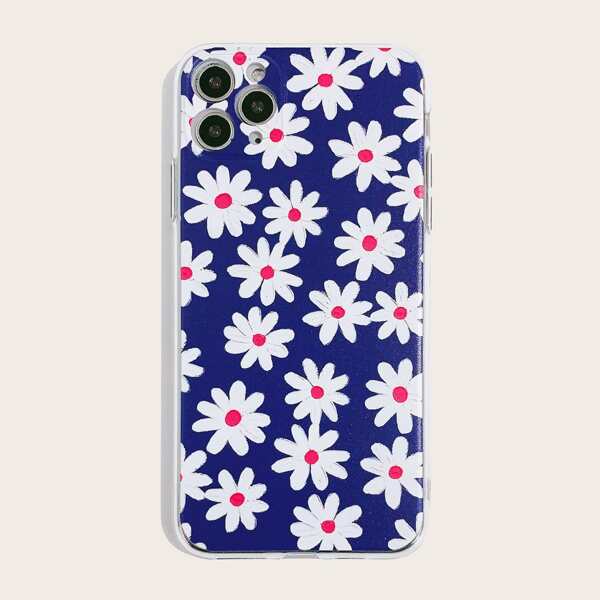 

Floral iPhone Case, Blue