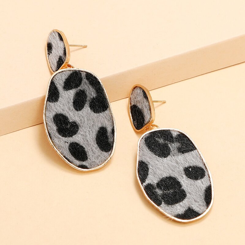 

Leopard Drop Earrings, Multicolor