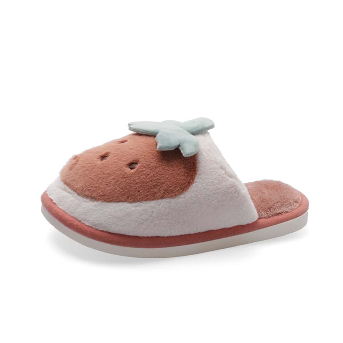 

Strawberry Fluffy Slippers, Multicolor