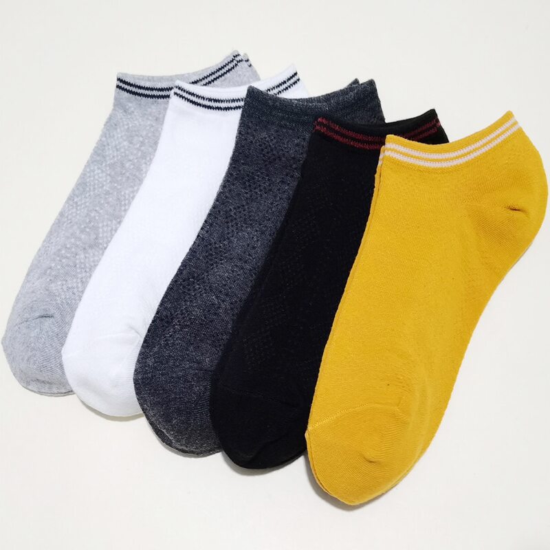 

5pairs Stripe Ankle Socks, Multicolor
