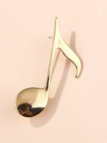 Musical Note Design Brooch