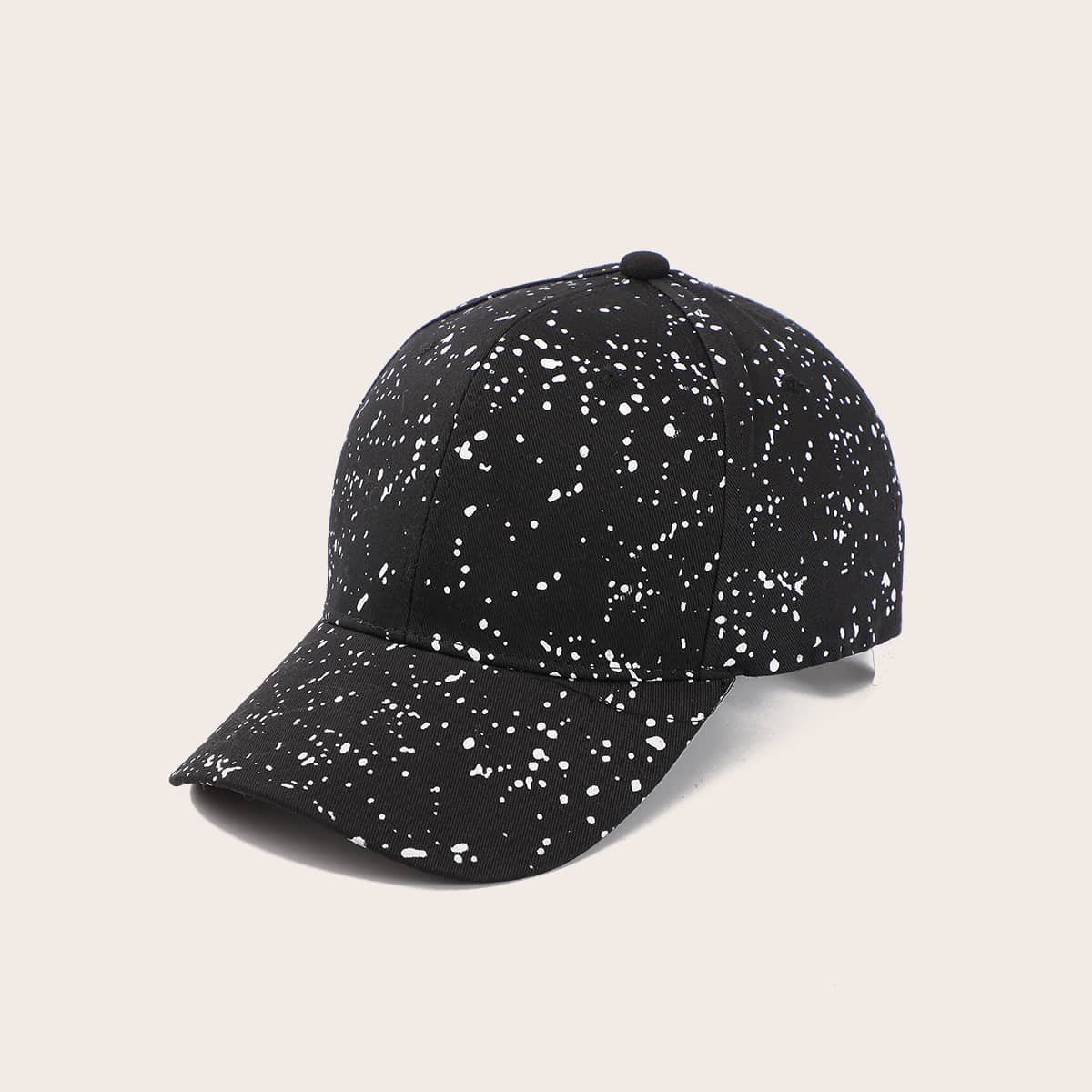 

Splash Ink Baseball Cap, Black