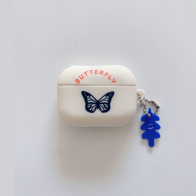 

Butterfly Pattern Airpods Case, Yellow