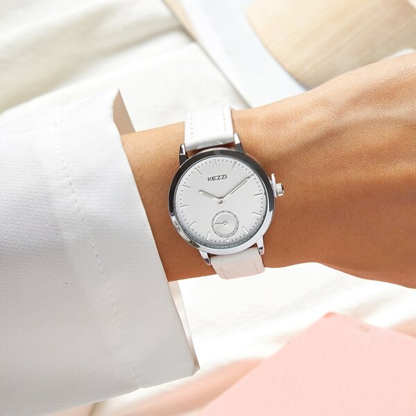 

Simple Round Pointer Quartz Watch