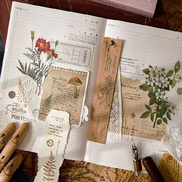 

1pc Plant Pattern Random Stamp, Multicolor