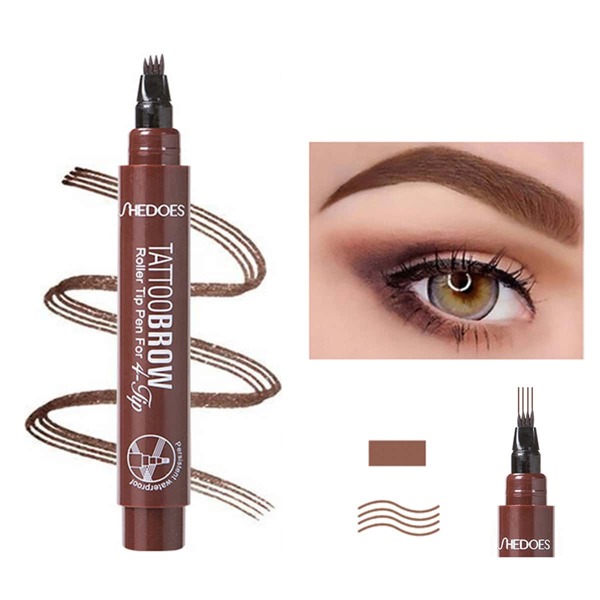

Карандаш для бровей четырехточечный 04, Dark brown