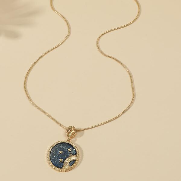 

Constellation Charm Necklace, Royal blue