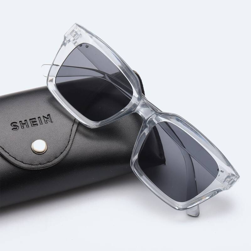 

Guys Clear Frame Sunglasses, Light grey
