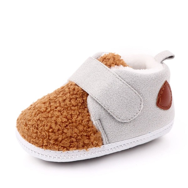 

Baby Boy Faux Shearling Panel Sneakers, Dark grey