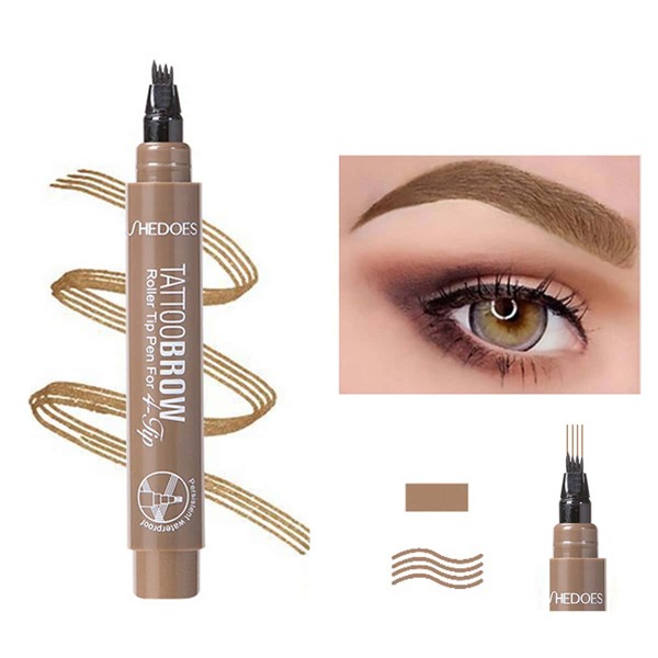 

Карандаш для бровей четырехточечный 01, Soft brown