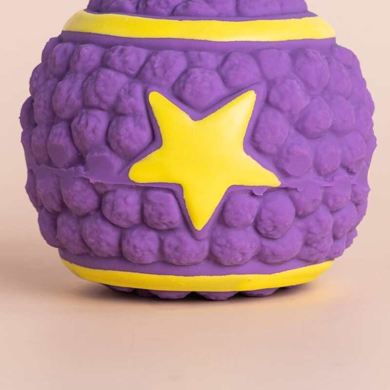 

Star Pattern Dog Sound Toy, Purple