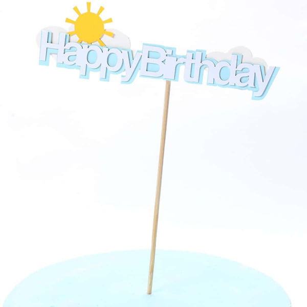 

1pc Birthday Cake Topper, Blue