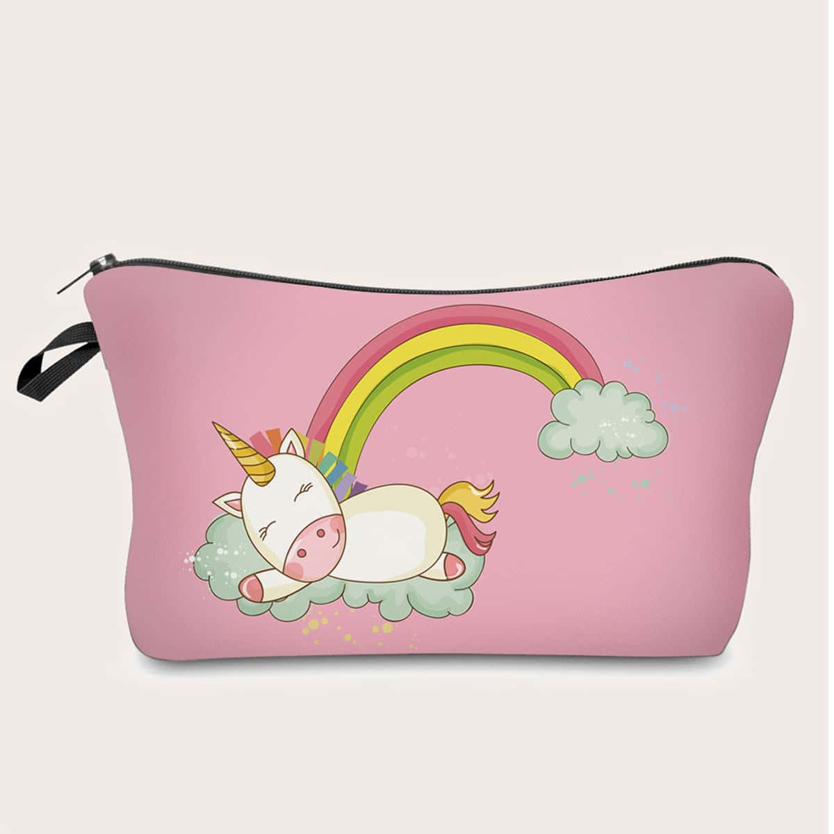 

Cartoon Graphic Makeup Bag, Multicolor