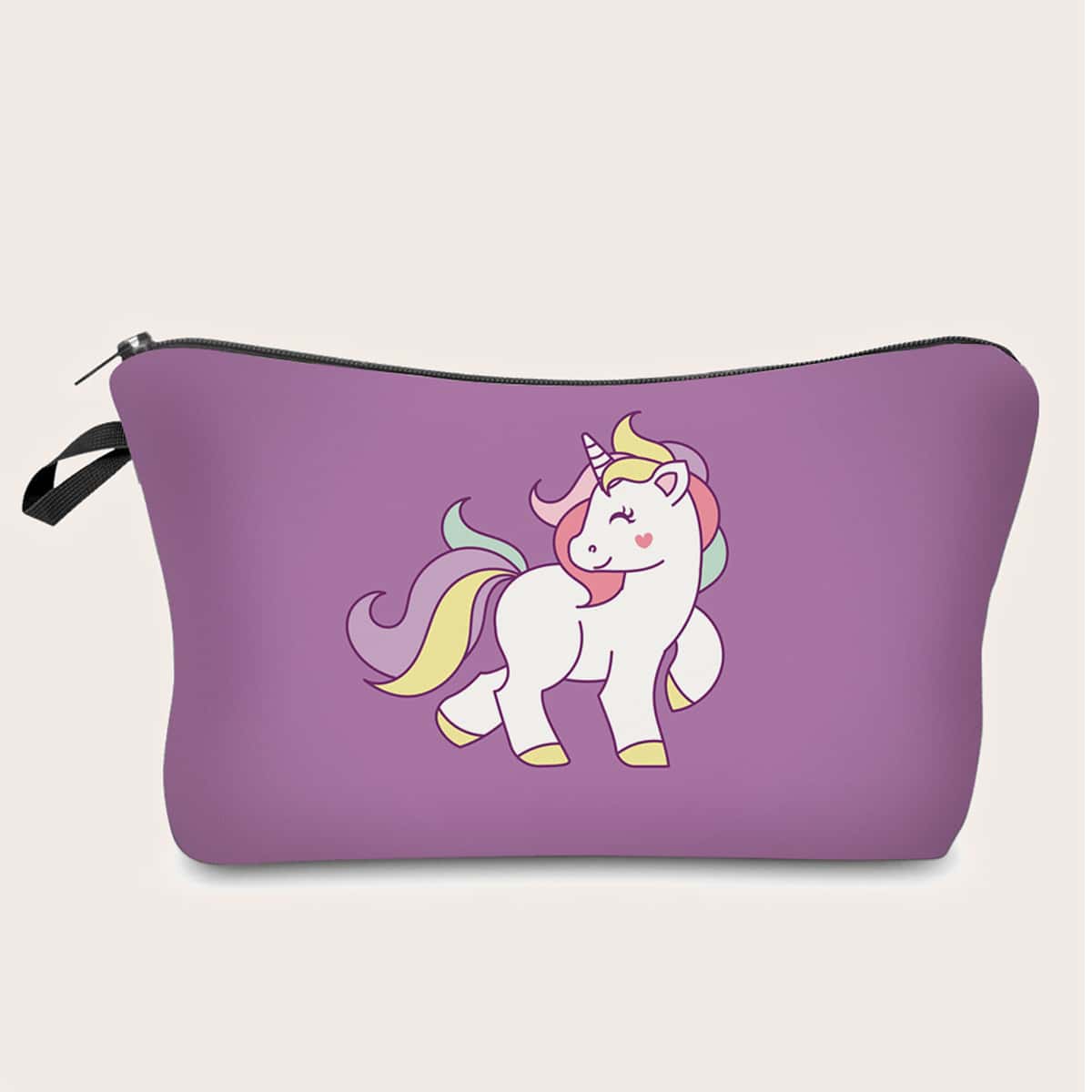 

Cartoon Graphic Makeup Bag, Multicolor