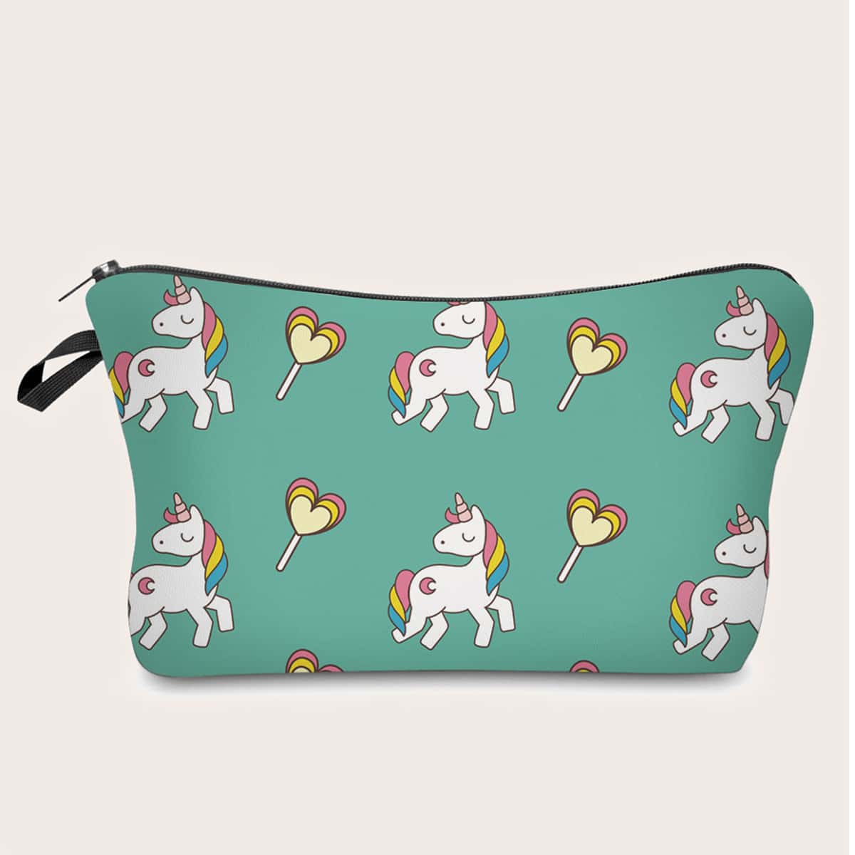 

Cartoon Graphic Makeup Bag, Multicolor