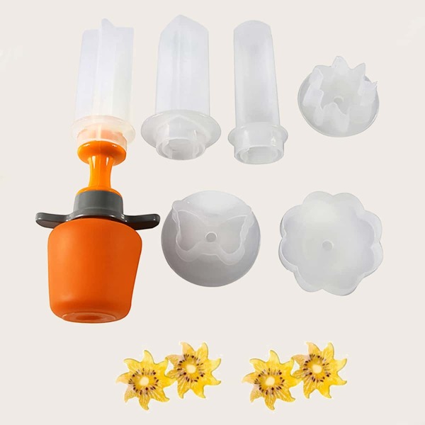 

1pc Plastic Fruit Cutter, Multicolor