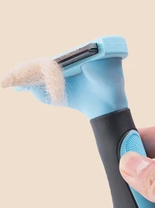 Bàn chải lông mèo phù hợp màu - Màu xanh lam - Xem 2