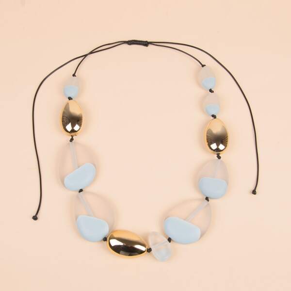 

Colorful Beaded Necklace, Multicolor