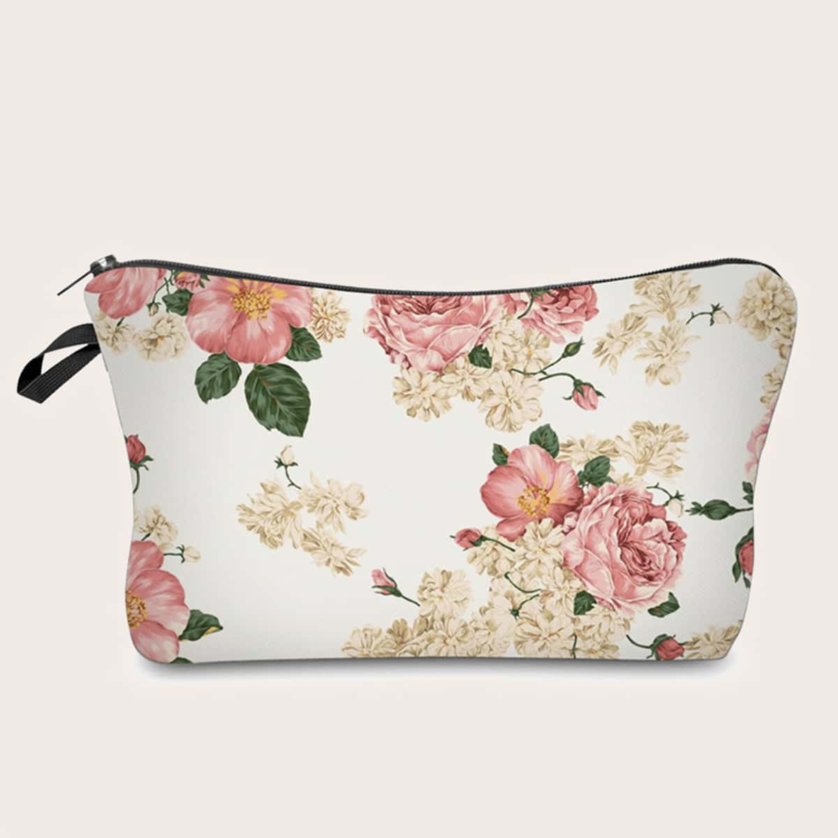 

Flower Print Makeup Bag, Multicolor