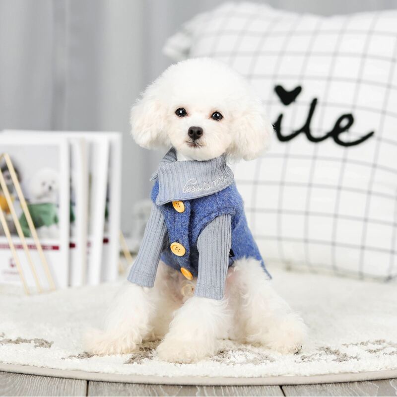 

Simple Dog Jacket, Blue