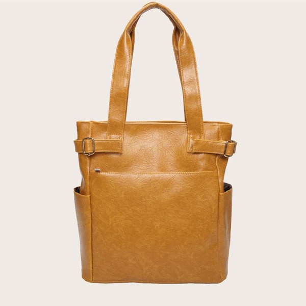 

Minimalist Vintage Design Tote Bag, Yellow