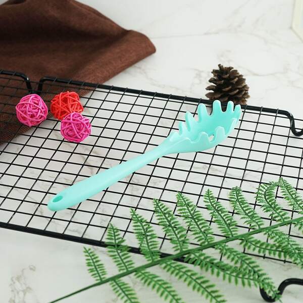 

1pc Pasta Colander Spoon, Mint blue