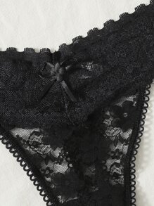 Floral Lace Lingerie Set