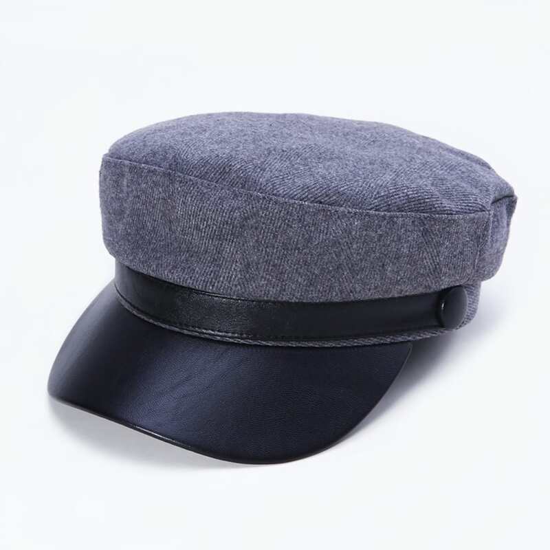 

Simple Baker Boy Hat, Grey