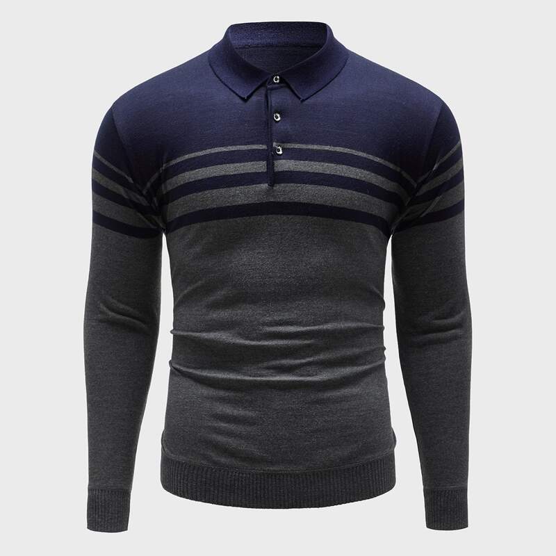 

Men Half Button Colorblock Sweater, Multicolor