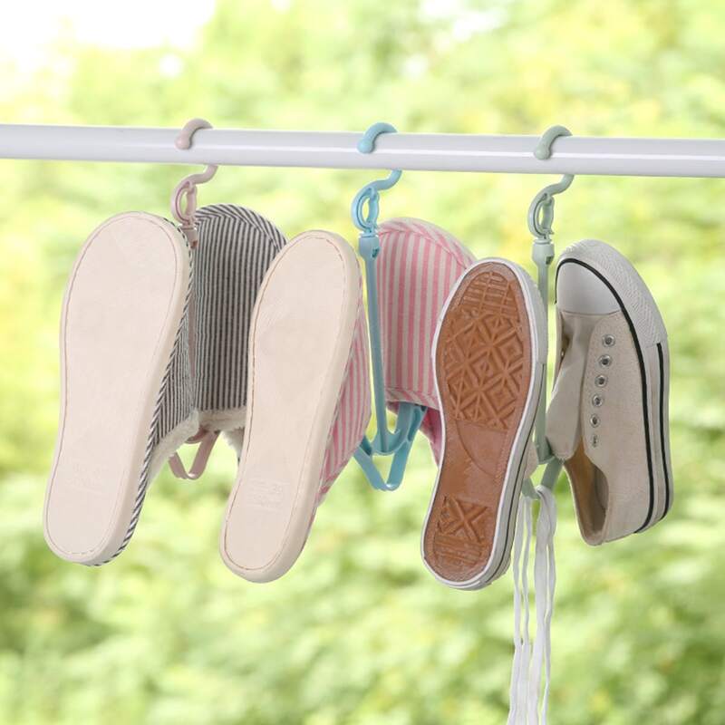 

2pcs Random Hanging Shoes Storage Rack, Multicolor