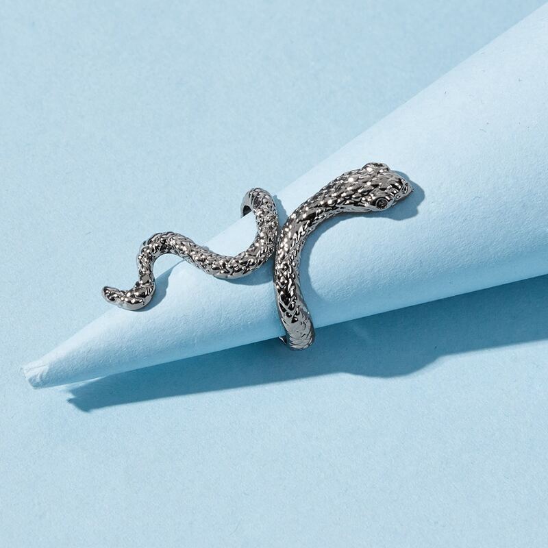 

Snake Wrap Ring, Gun black