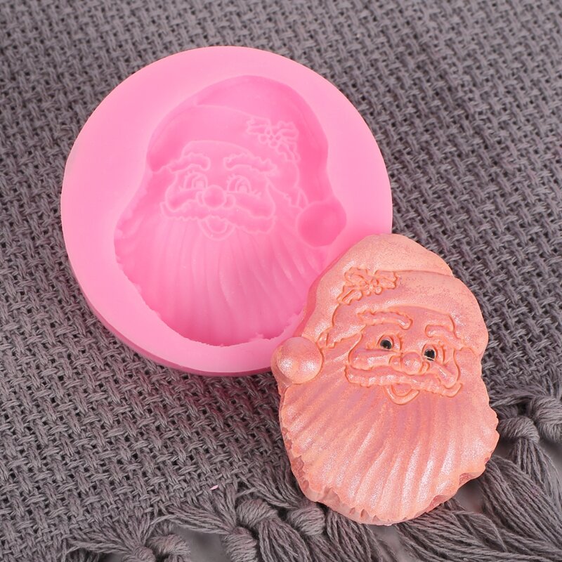 

1pc Santa Claus Shaped Mold, Pink