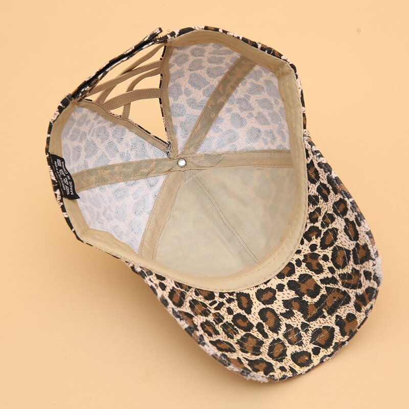 

Leopard Baseball Cap, Multicolor