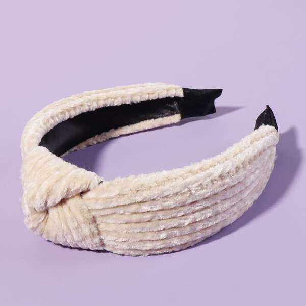 

Knot Decor Hair Hoop, Beige
