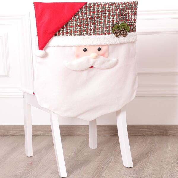 

Santa Claus Chair Back Cover, Multicolor