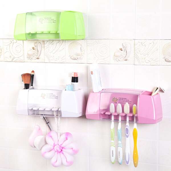 

1pc Random Multifunction Toothbrush Holder, Multicolor