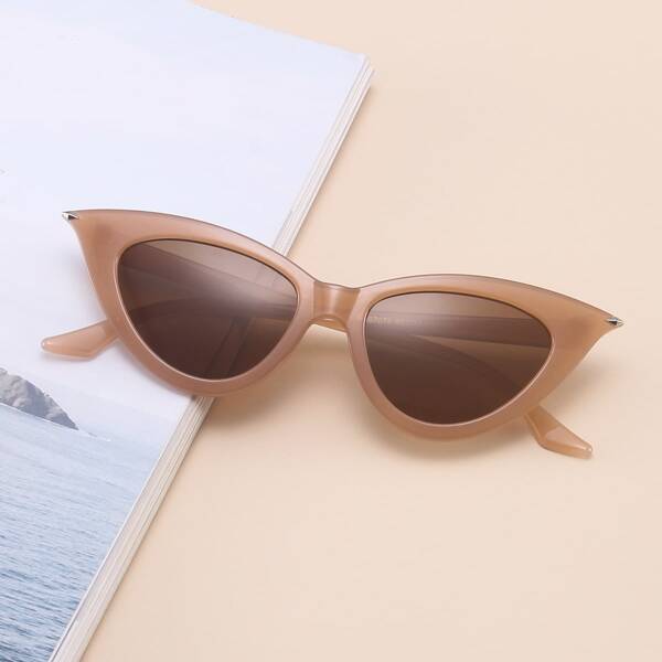 

Cat Eye Acrylic Frame Sunglasses