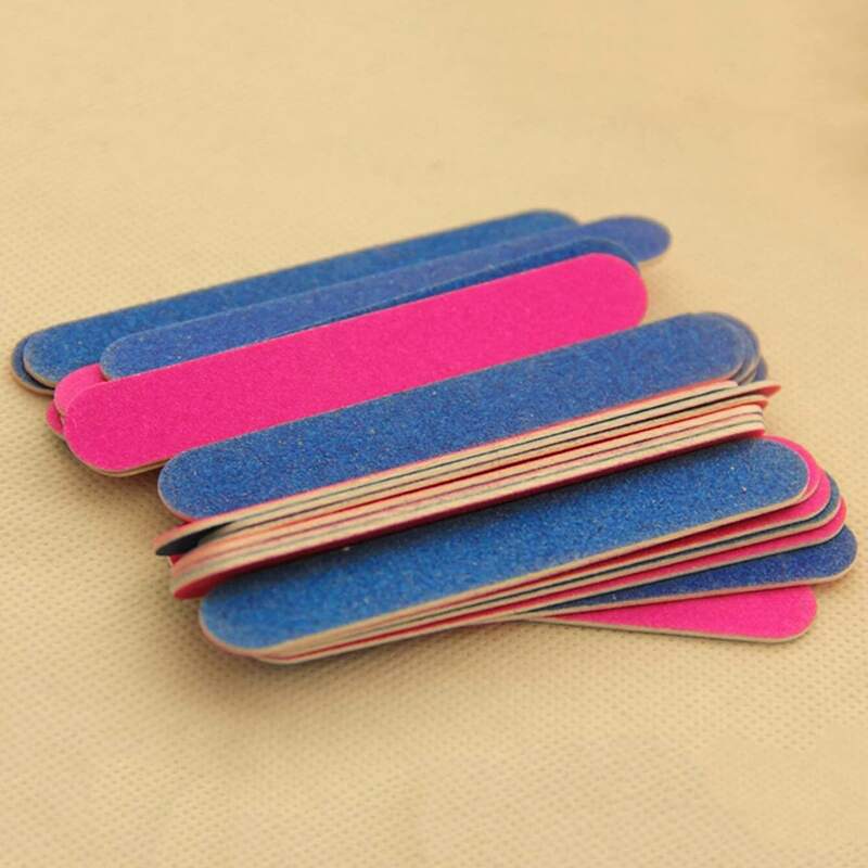 

50pcs Disposable Nail File, Multicolor