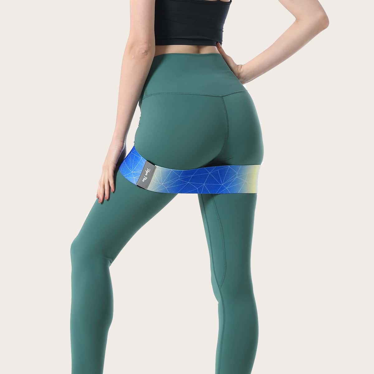 

Ombre Buttocks Workout Resistance Band, Multicolor