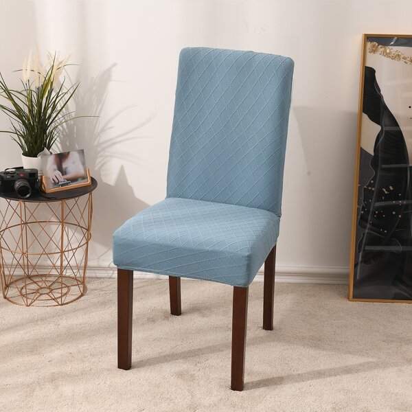 

Plain Stretchy Chair Cover, Blue