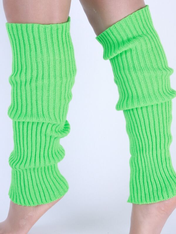 Neon Green Leg Warmer SHEIN IN