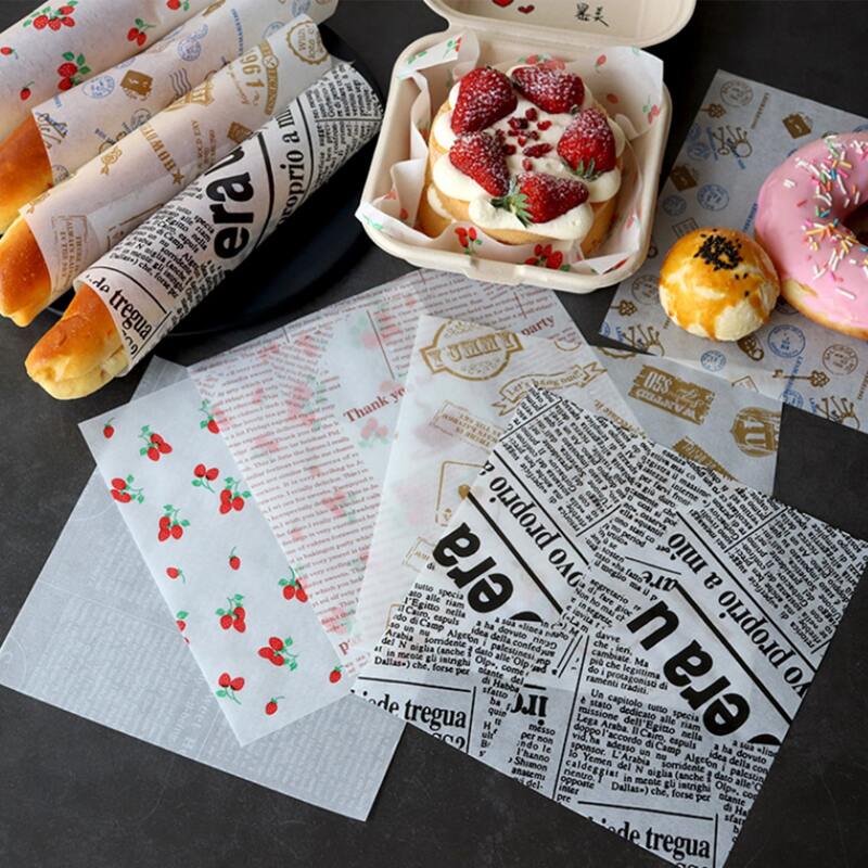 

50sheets Random Pattern Baking Paper, Multicolor
