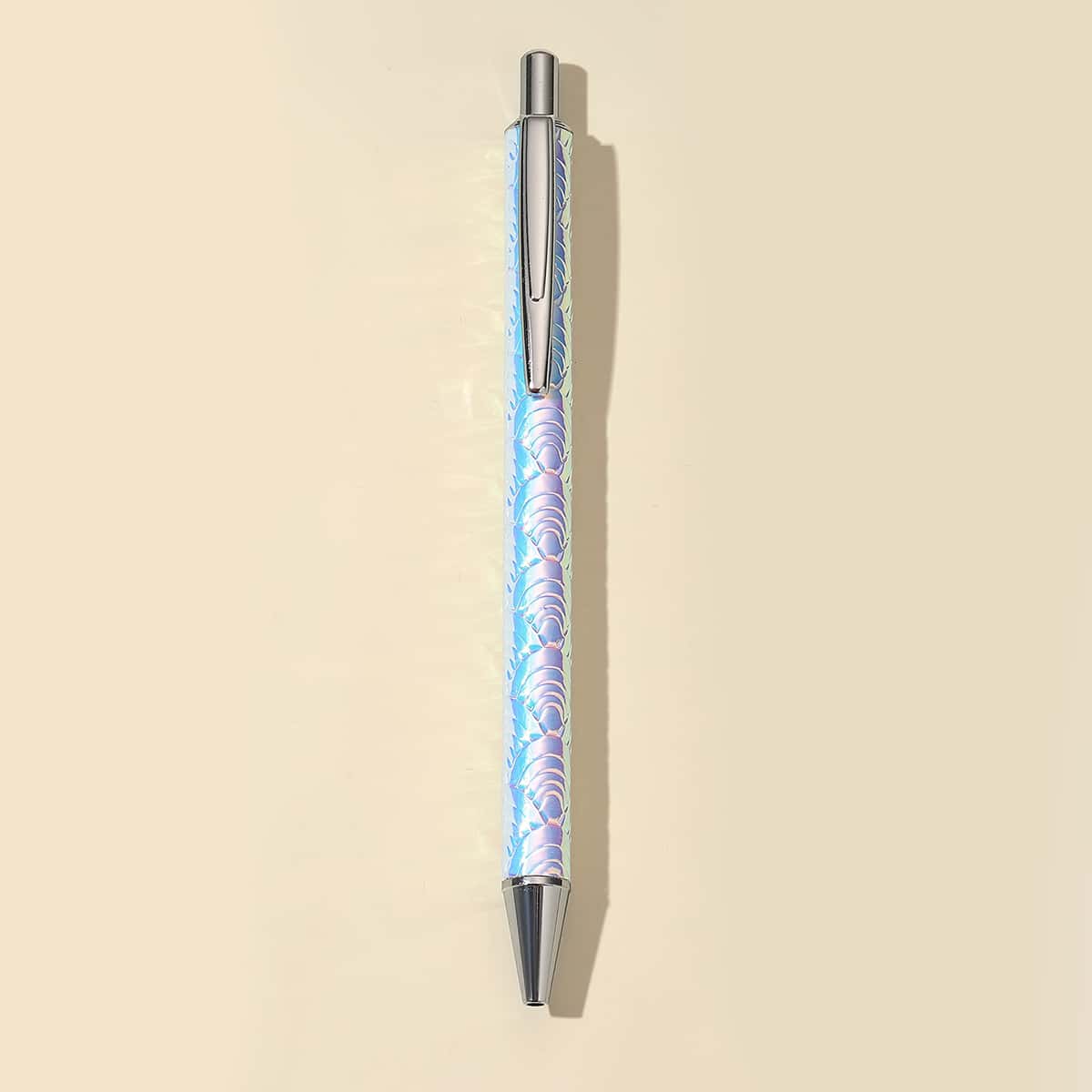 

1pc Metal Ballpoint Pen, Black