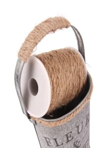 1入組10米DIY麻繩索 - 卡其色 - 查看 4