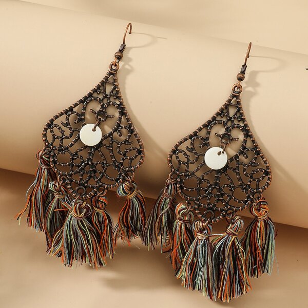 

Tassel Drop Earrings, Multicolor