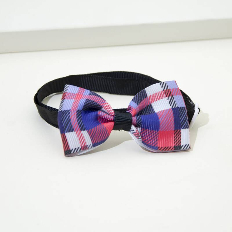 

Plaid Cat Bow Tie, Multicolor