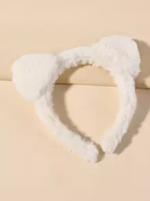 耳朵裝飾髮箍 - 白色 - 查看 2
