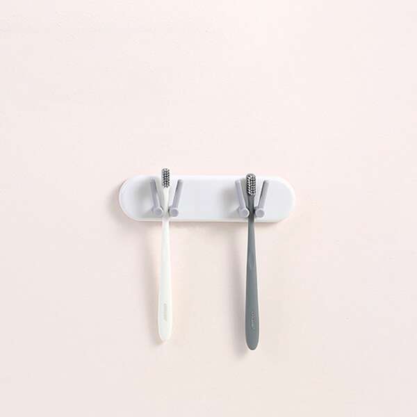 

1pc Multifunction Row Wall Hook, White
