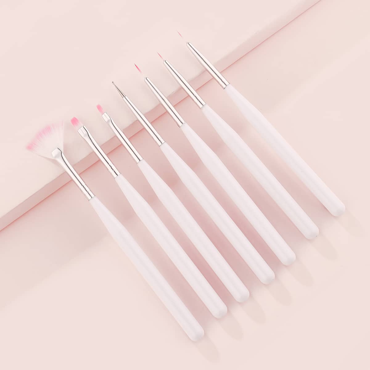 

7pcs Nail Art Tool Set, White