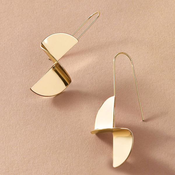 

Windmill Drop Earrings, Gold